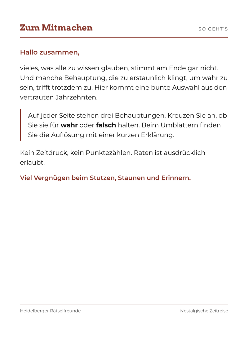 So funktioniert das Rätselset