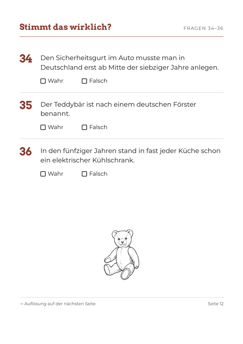 Beispielseite Teddybär