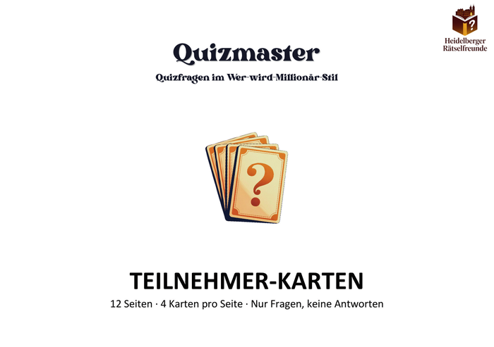 Teilnehmerkarten